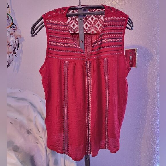 Knox rose red top - Picture 1 of 10